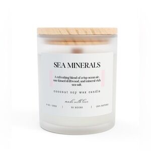 Sea Minerals Coconut Soy Wax Candle - PRE-ORDER